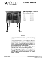 VULCAN & WOLF WKG Series Oven Gas User manual