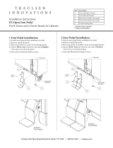 Traulsen RA-Series Ref_Frz_Hot Food Reach-In EZ-Open Foot Pedal Installation guide