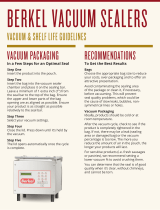 Berkel Vacuum Packaging User guide