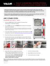 VULCAN & WOLF ABC7 Combi Ovens Daily Operating instructions