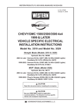 Western Harness Kit (3519 & 3529) Chevy/GMC 1500/2500/3500 4X4 (1999-__ ) Installation guide