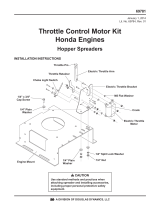 Western Throttle Control Motor Kit #69781 - Honda Engine (Serial #0126 & Higher) Installation guide