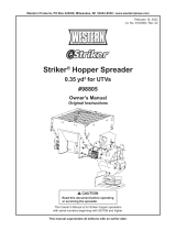 Western Striker SS UTV 0.35 yd3 Hopper #98805 Serial #200706-Higher Owner's manual