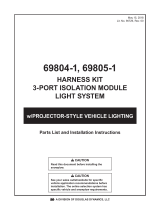 Western 3-Port Isolation Module Harness Kit #69804-1/69805-1 Parts List & Installation Instructions