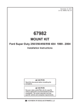 Western 1999-04 Ford F-250/350/450/550 Super Duty 4X4 #67982 Installation guide