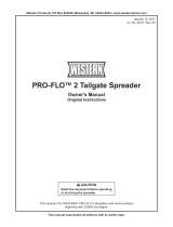 Western PRO-FLO 2 (Serial numbers 202650 & higher) Owner's manual