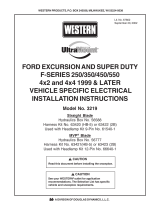 Western Harness Kit (3219) Ford Excursion, SD F-250/350/450/550 (1999-__ ) Installation guide