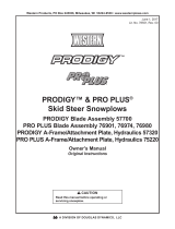 Western Skid Steer PRO PLUS & PRODIGY #57700/75720/76901/76974/76980/57320/75220 Owner's manual