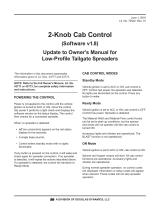 Western 2-Knob Cab Control #91800/91850 Owner's manual