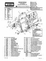 Western 1540 Mount Box #61075 Chevy/GMC 1988 & Later Light Truck 4x4 Parts List & Installation Instructions