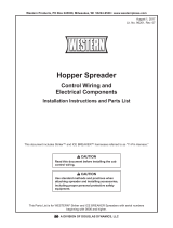 Western ICE BREAKER Control Wiring and Electrical Components (Serial #0806 & Higher) Parts List & Installation Instructions
