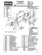 Western 1570 Mount Box #61070 Chevy/GMC C30/3500 2WD 1988 & Later Parts List & Installation Instructions