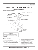 Western Throttle Control Motor Kit Reg/High Cap MS/SS Hopper Spreader (Serial #0126-Higher) Installation guide