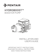 Pentair 356360 HydroBoost Booster Pump Owner's manual