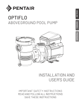 Pentair OptiFlo Aboveground Pool Pump Owner's manual