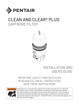Pentair Clean & Clear Plus Cartridge Filter Owner's manual