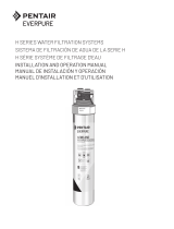 Pentair H SERIES Water Filtration Systems Owner's manual