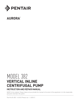 Aurora Model 382 Vertical Inline Centrifugal Pump Owner's manual