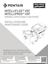 STA-RITE IntelliFlo3 and IntelliPro3 VSF Pool Pump Installation guide