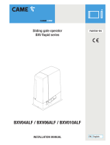 CAME BXV Installation guide