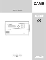 CAME 64440060 Installation guide