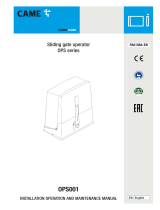 CAME OPS001 Installation guide