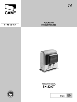 CAME BK-2200T Installation guide