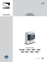CAME BK - CONTROL BOARD ZBK/ZBKE Installation guide