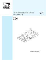 CAME 2199ZG6 Installation guide