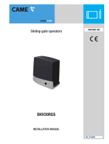 CAME BKV20RGS Installation guide