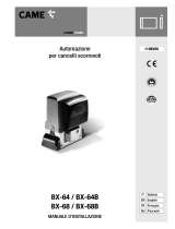 CAME BX-64, BX-68, ZBX6 Installation guide