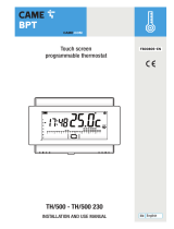 CAME TH/500 Installation guide
