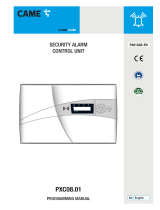 CAME PROXINET Programming Manual