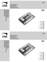 CAME 3199ZA3, 3199ZA3110 Spare Parts Manual