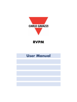 CARLO GAVAZZI RVPM3400800FP Owner's manual