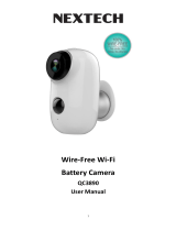 Nextech Wire-Free Wi-Fi Battery Camera User manual