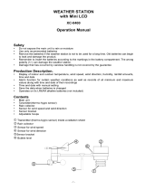 DigiTech XC0400 Owner's manual