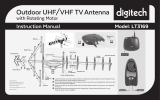 DigiTech Outdoor UHF/VHF TV Antenna Owner's manual