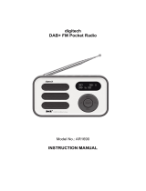 DigiTech AR1690 DAB+ FM Pocket Radio Owner's manual