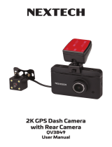 Nextech 2K GPS Dash Camera Rear Camera User manual