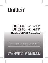 Uniden DC9216UH820S Owner's manual