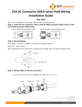 APsystems 25A AC Connector Installation guide