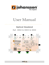 Johansson 4002-4003-4004 Owner's manual