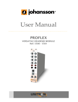 Johansson 5500 ProFlex Owner's manual