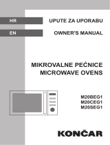 Koncar M20CEG1 Owner's manual