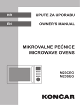 Koncar M23CEG Owner's manual