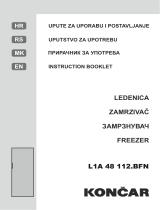 Koncar L1A 48 112.BFN Owner's manual