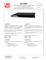 BOUYER AD-3000 Important information