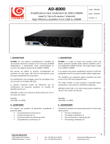BOUYER AD-8000 Important information