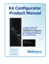 Thinklogical X4 Configurator User manual